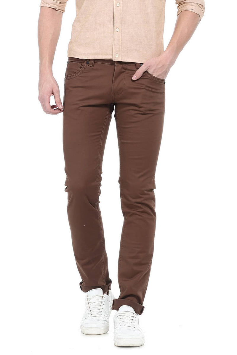 BASICS SKINNY FIT STRETCH TROUSER