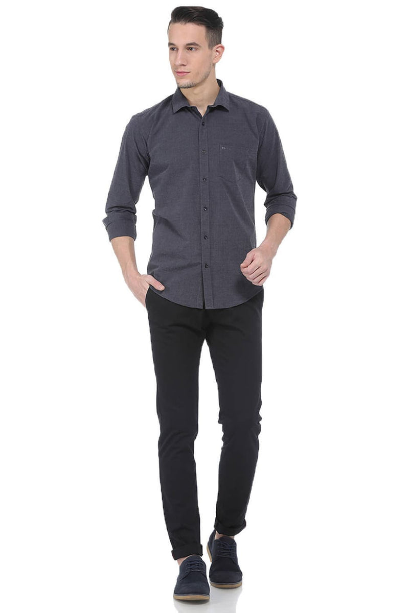 BASICS TAPERED FIT STRETCH TROUSER