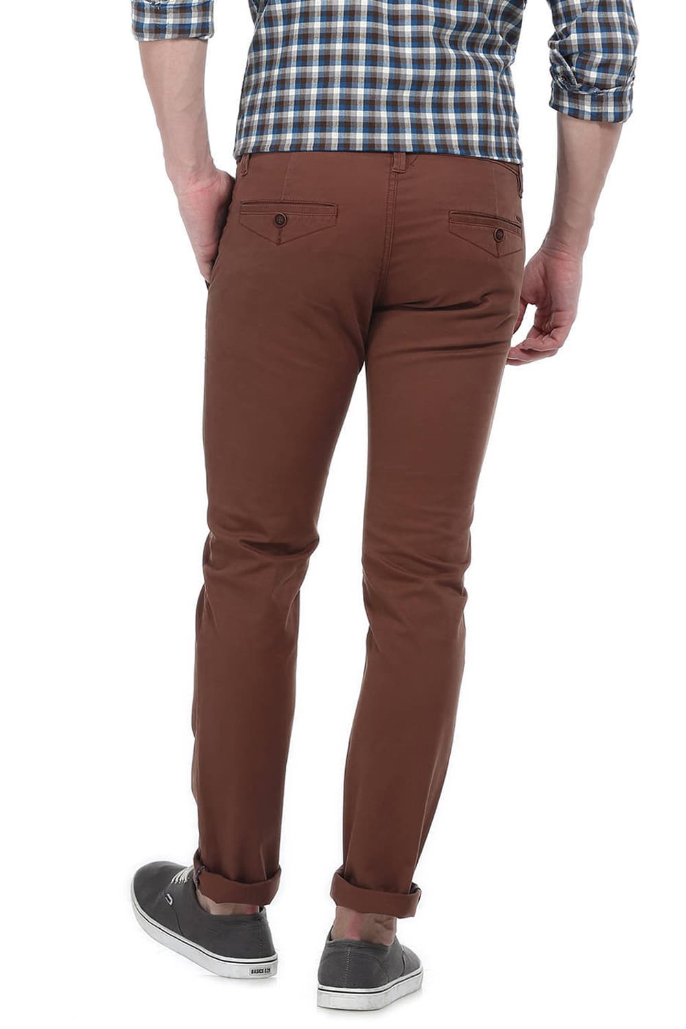 BASICS SKINNY FIT STRETCH TROUSER