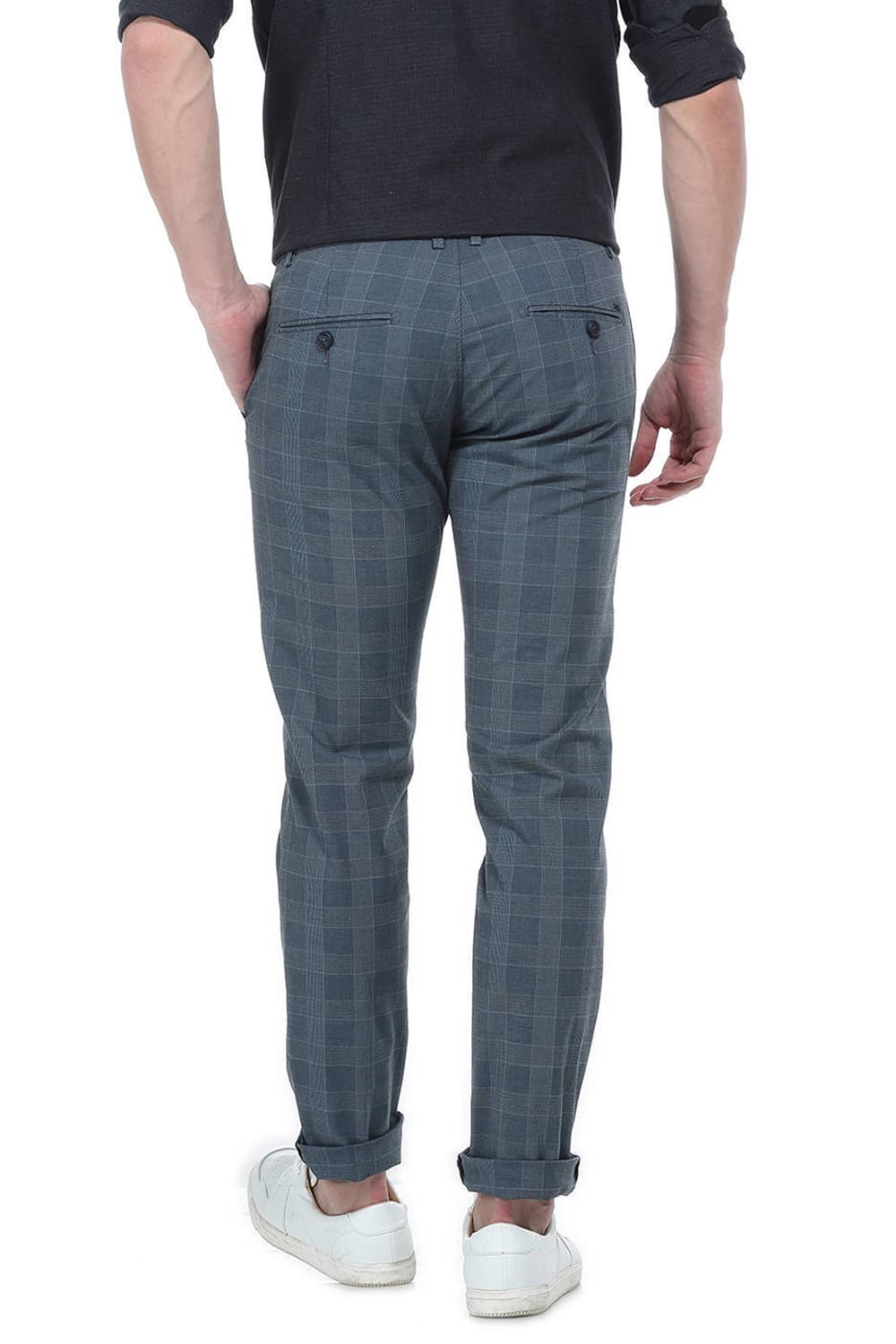 BASICS TAPERED FIT STRUCTURE TROUSER