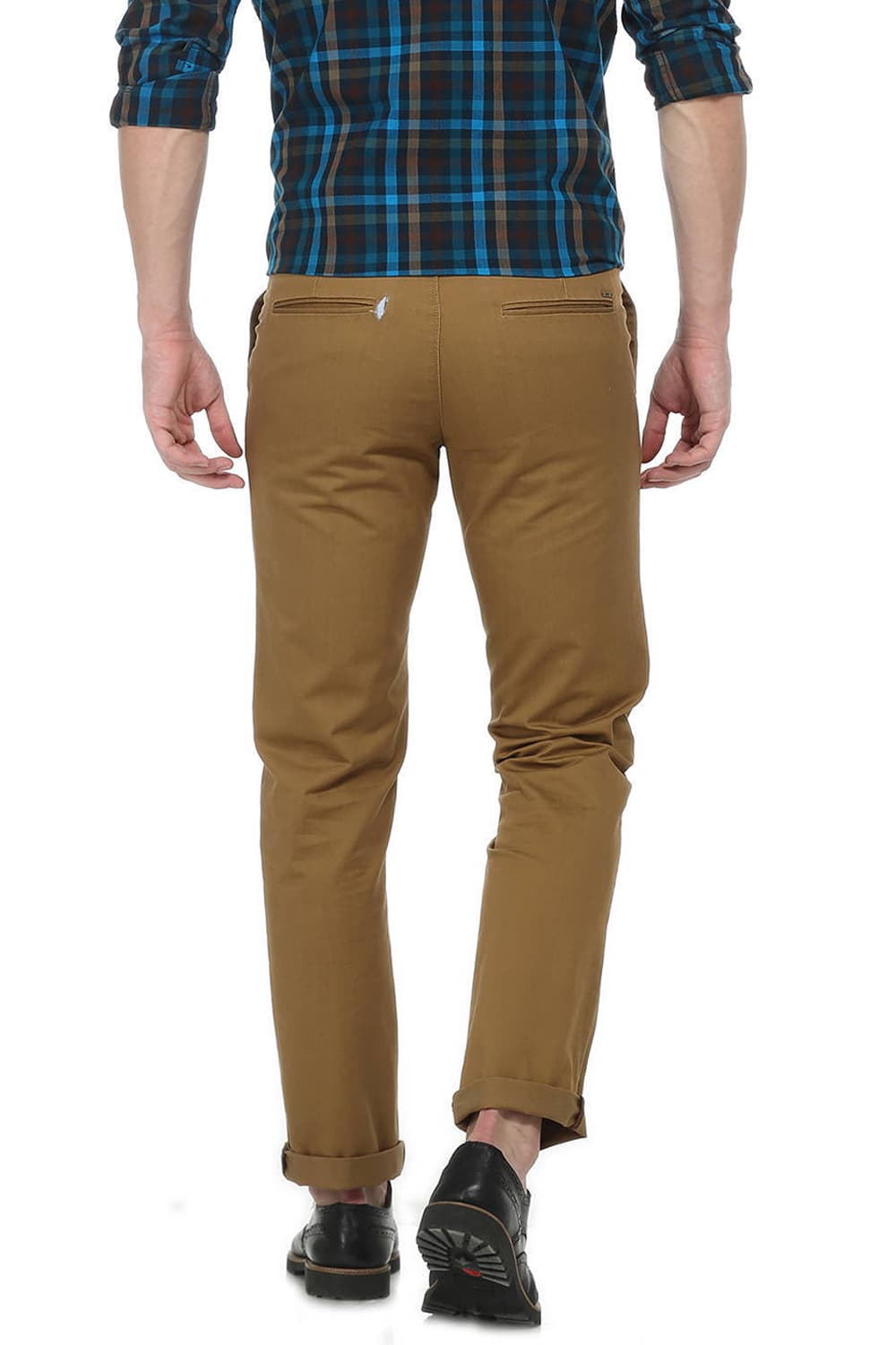 BASICS SLIM FIT COTTON TROUSER