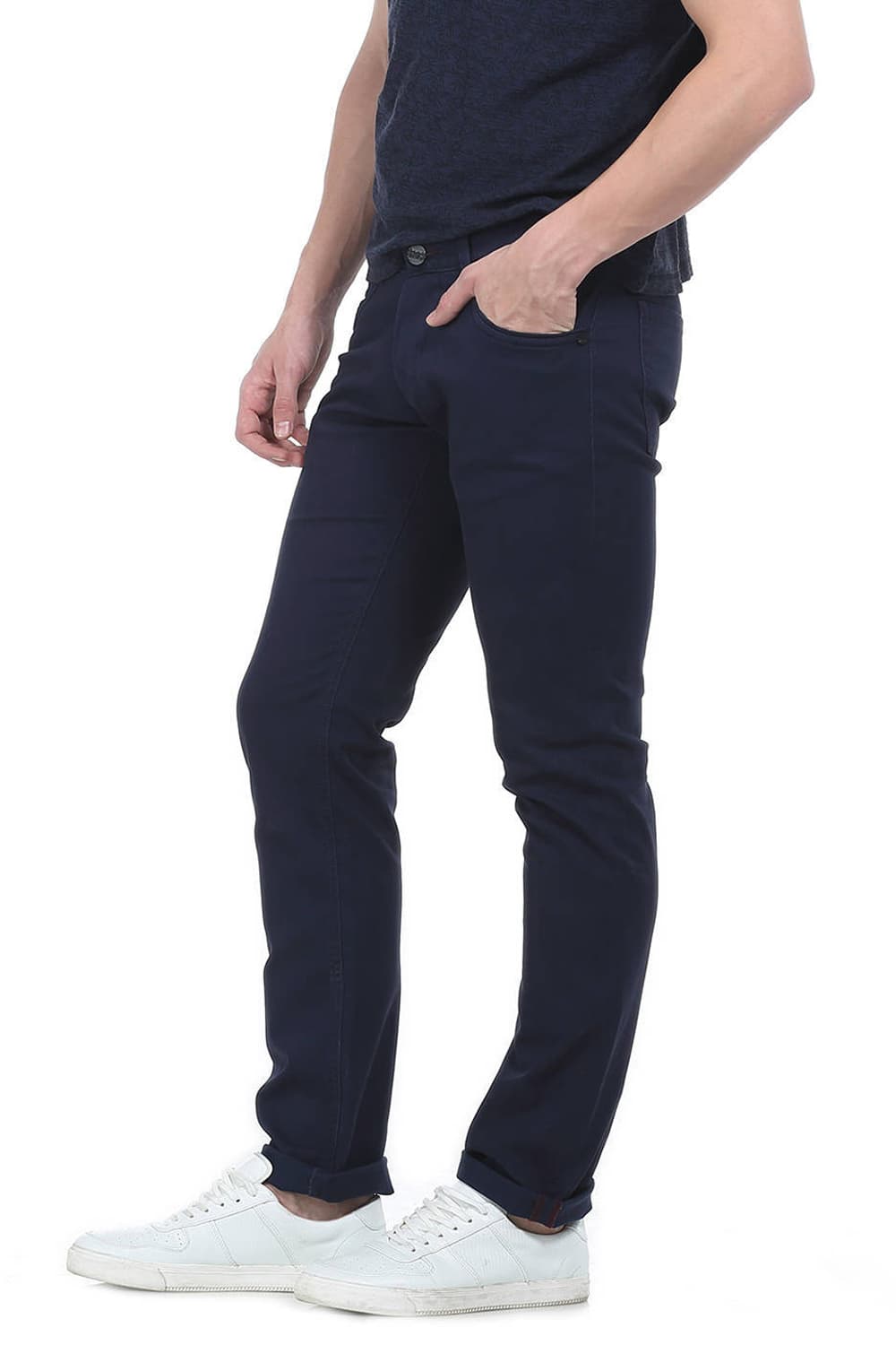 BASICS SKINNY FIT STRETCH TROUSER