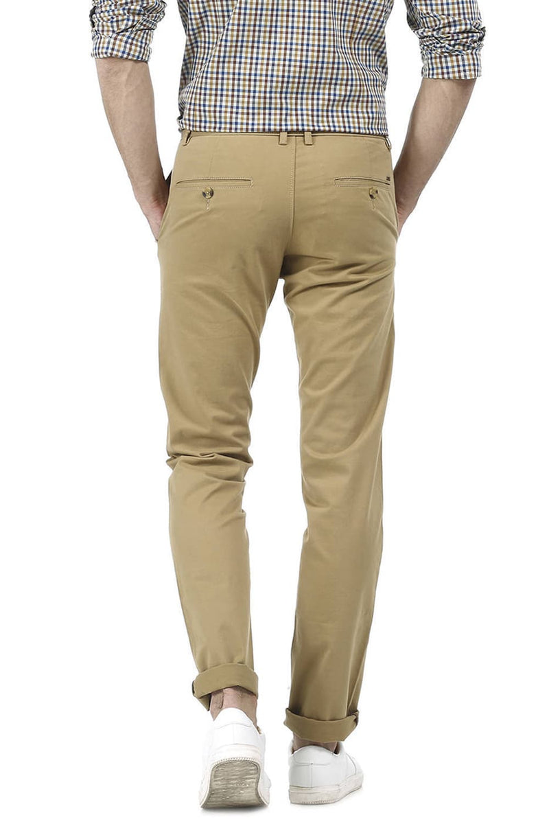 BASICS TAPERED FIT STRETCH TROUSER