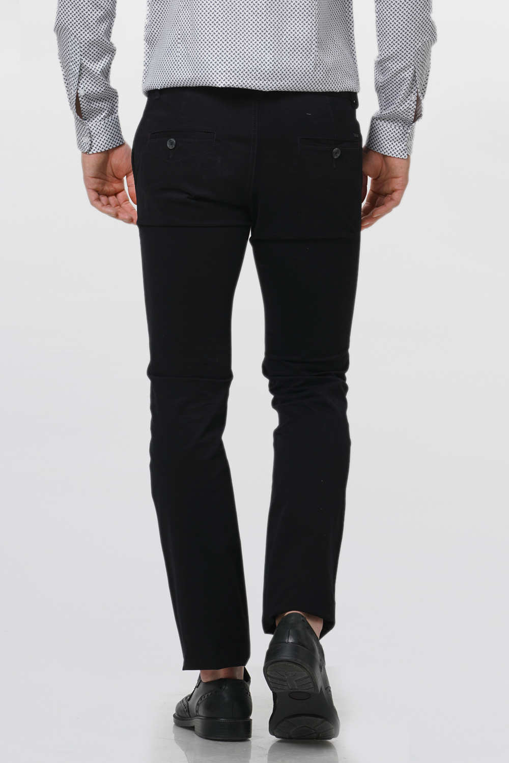 BASICS TAPERED FIT STRETCH TROUSER