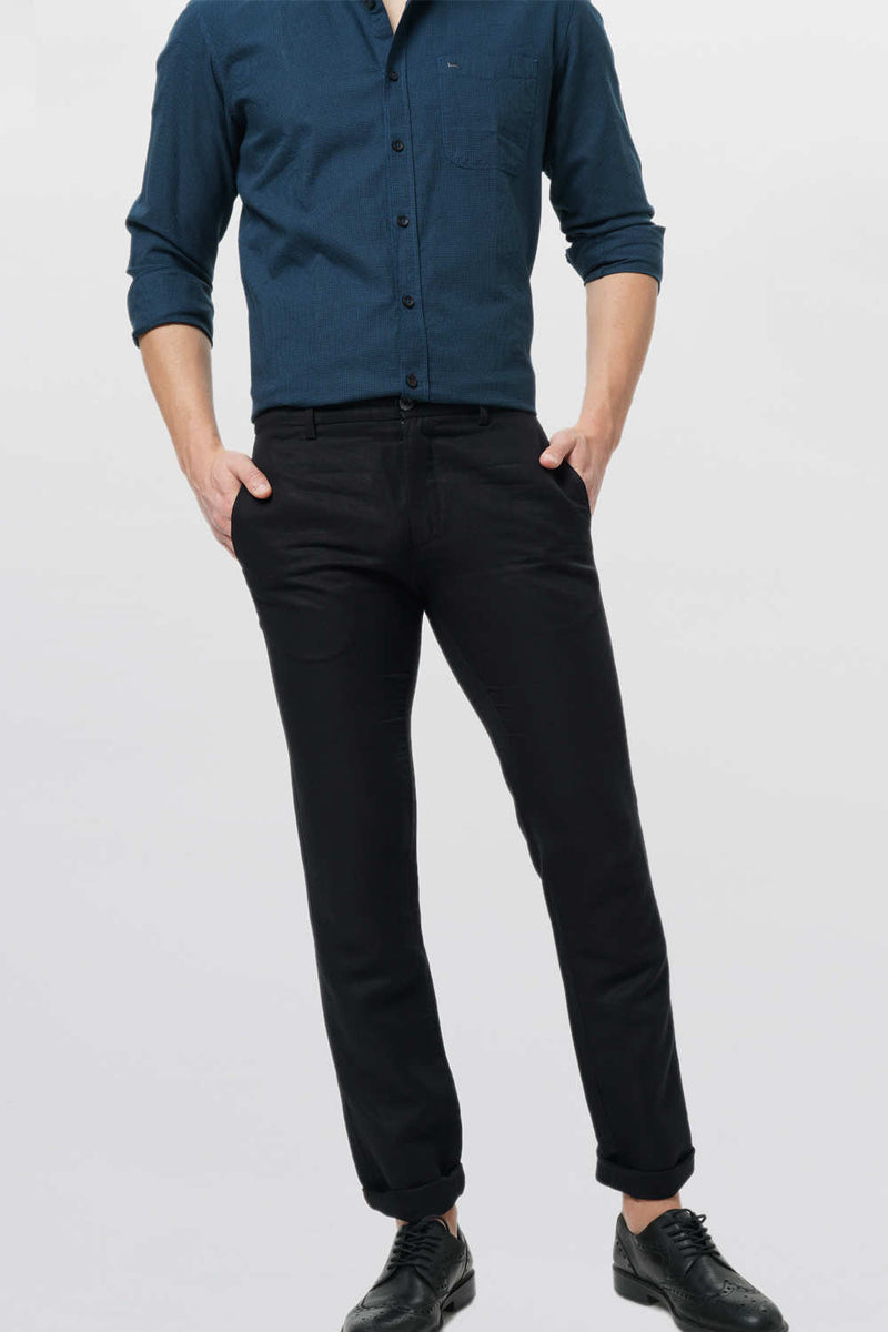 BASICS TAPERED FIT TROUSER