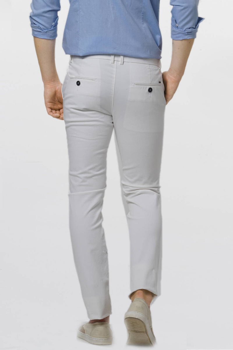 BASICS TAPERED FIT TWILL TROUSER