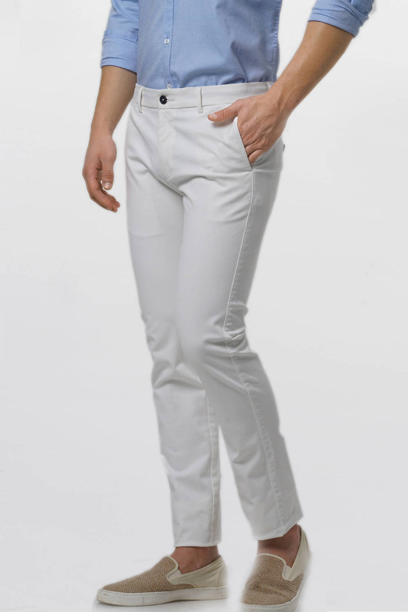 BASICS TAPERED FIT TWILL TROUSER