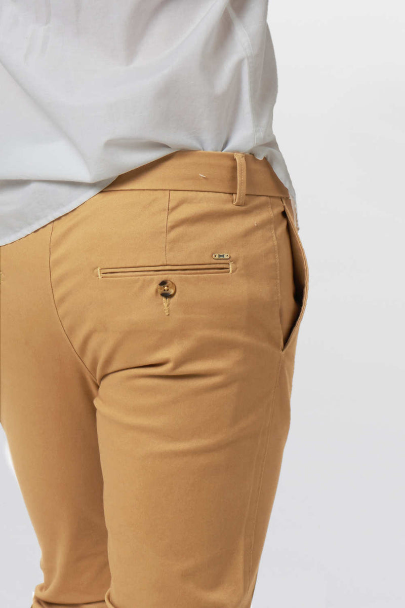 BASICS TAPERED FIT TWILL TROUSER