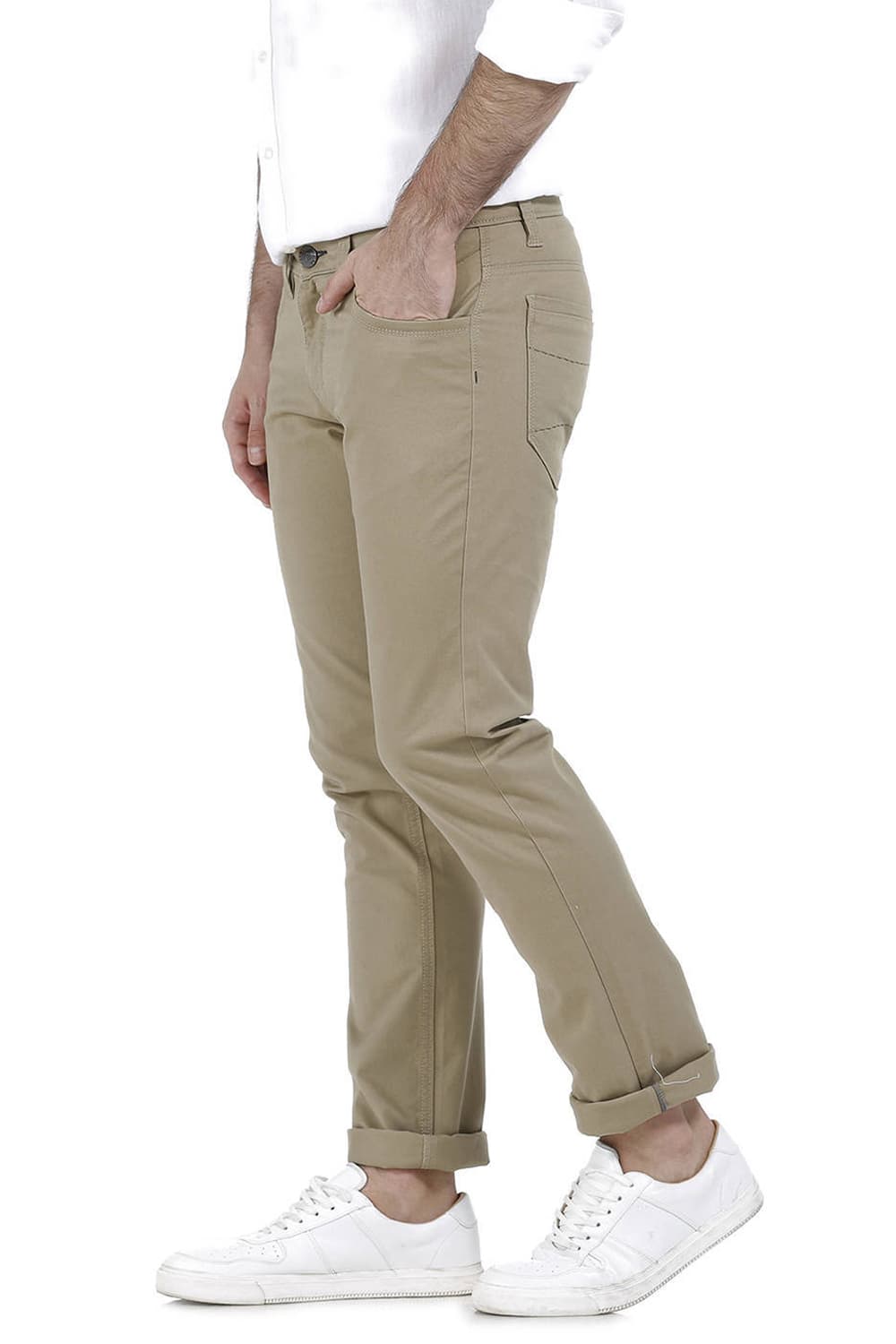 BASICS SKINNY FIT STRETCH TROUSER