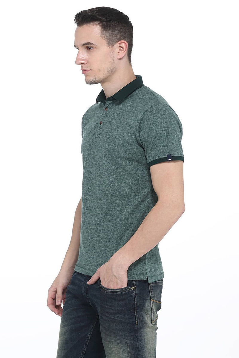 BASICS MUSCLE FIT POLO T.SHIRT