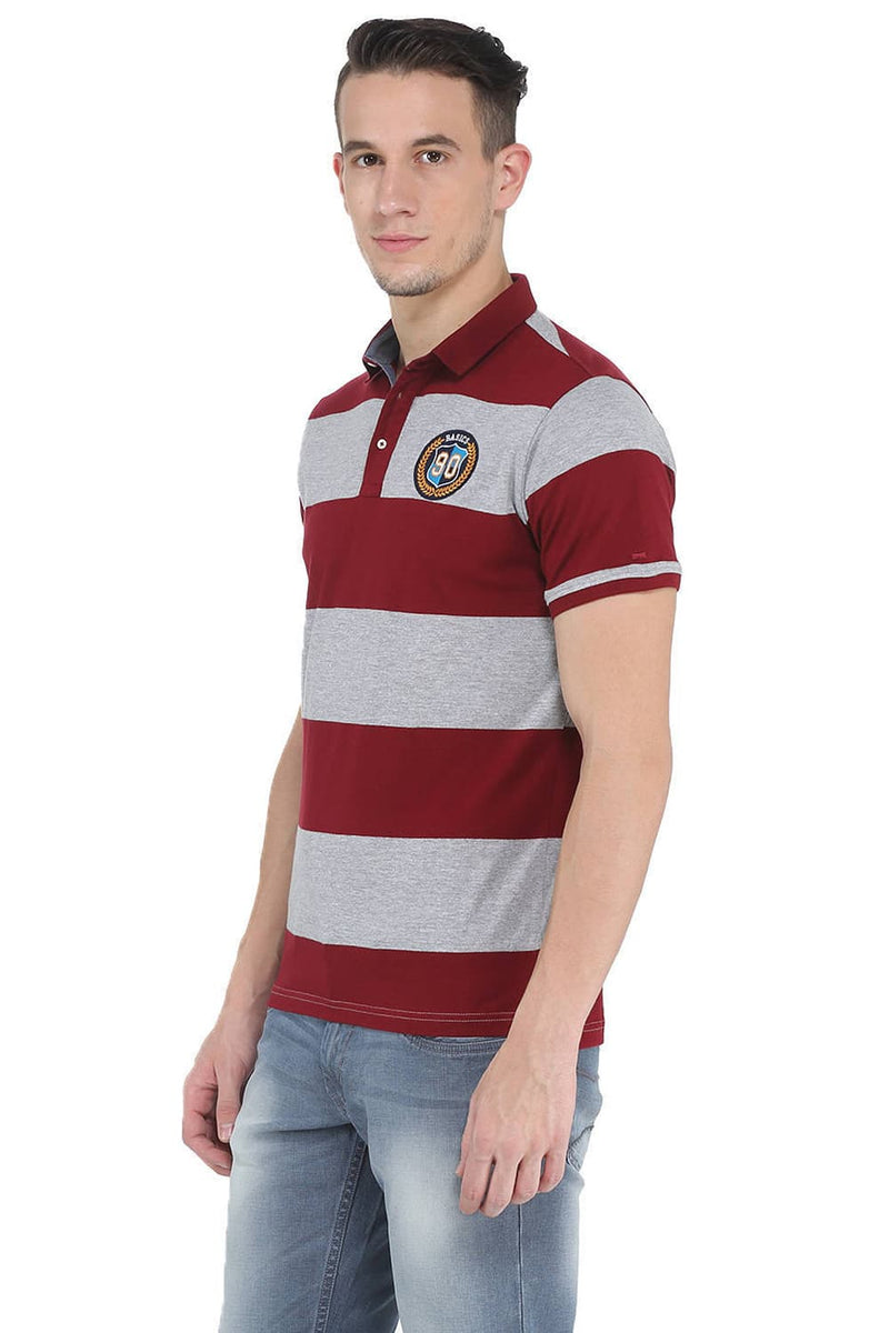 BASICS MUSCLE FIT POLO SHIRT TEE