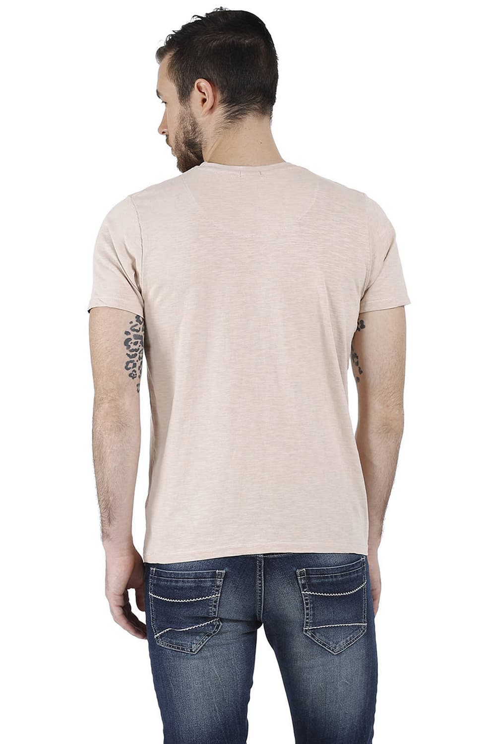 BASICS MUSCLE FIT CREW NECK T.SHIRT