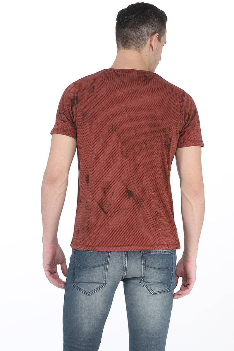 BASICS MUSCLE FIT V NECK T.SHIRT