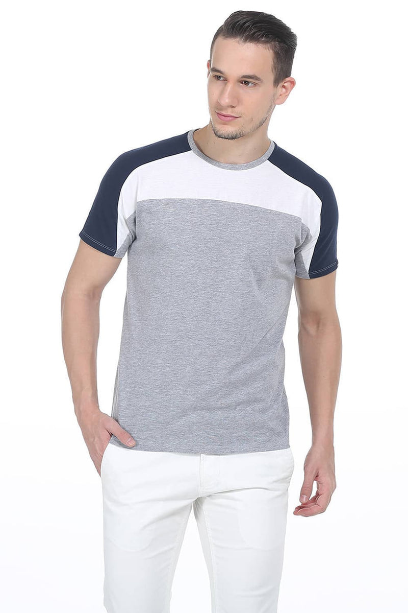 BASICS MUSCLE FIT RAGLAN SLEEVE T SHIRT