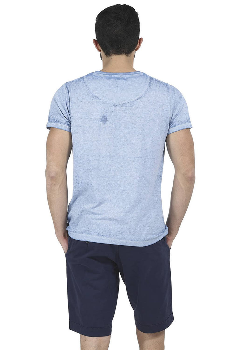 BASICS MUSCLE FIT CREW NECK T SHIRT