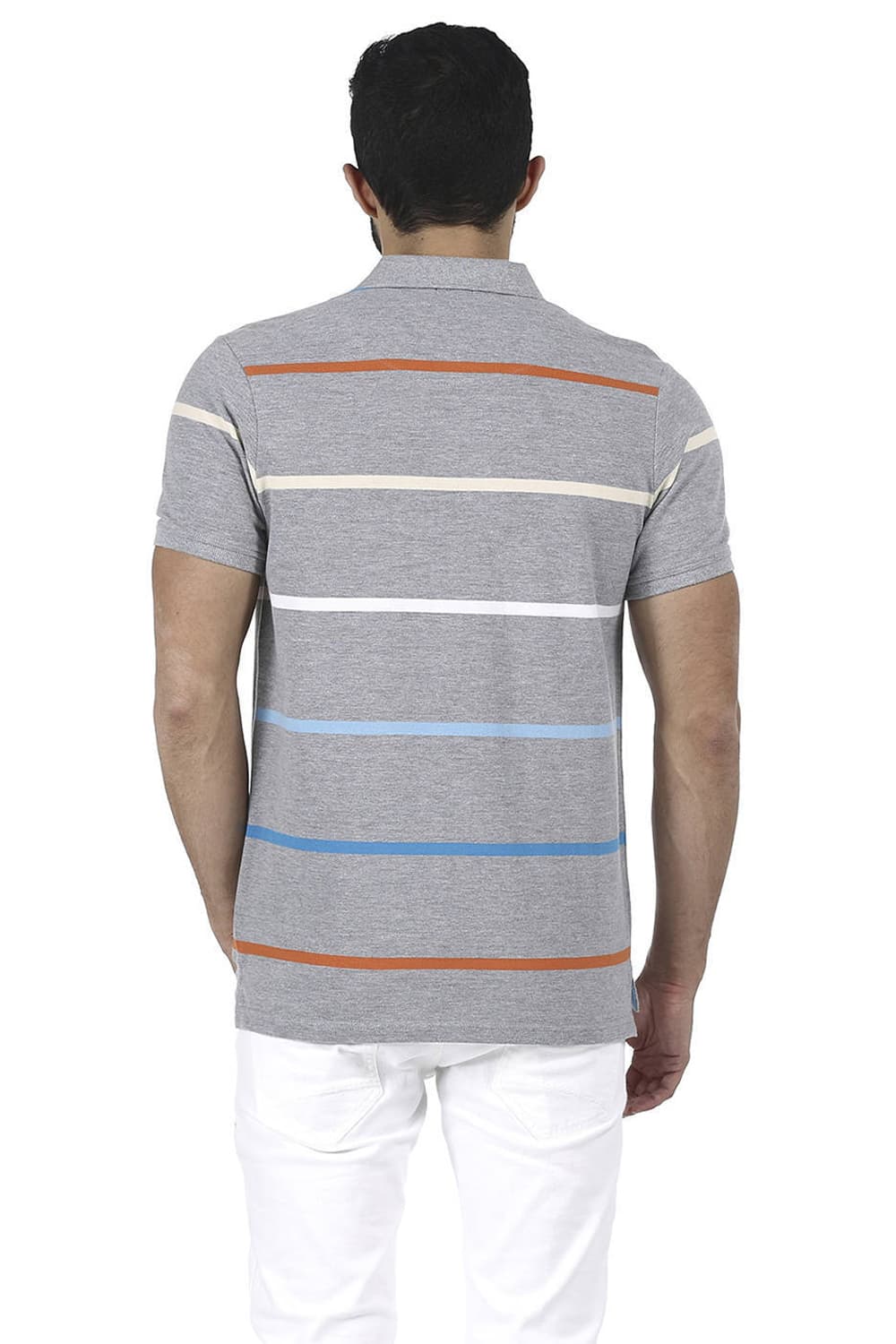 BASICS MUSCLE FIT POLO T SHIRTS