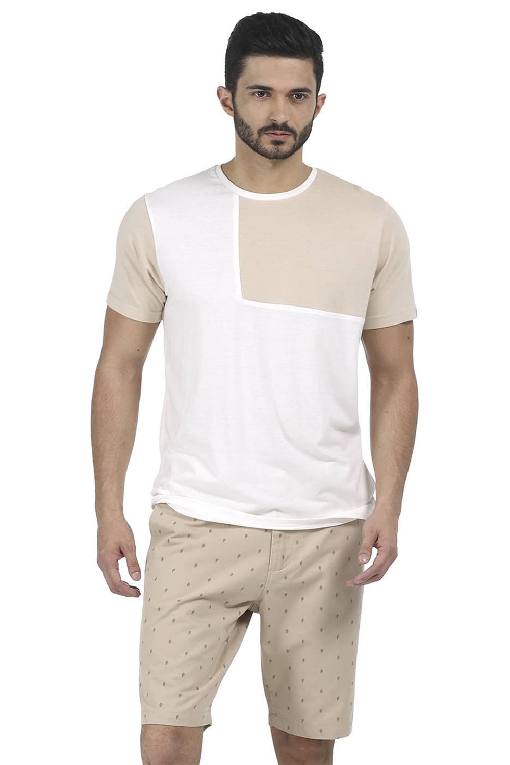 BASICS MUSCLE FIT CREW NECK T SHIRT