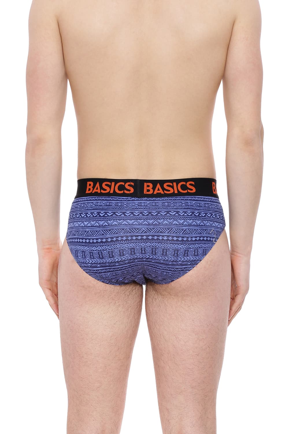 BASICS PRINTED STRETCHABLE FASHION BRIEF