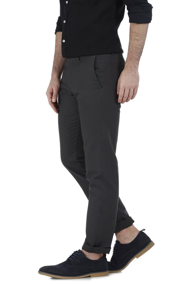 BASICS TAPERED FIT PIRATE COTTON TROUSER