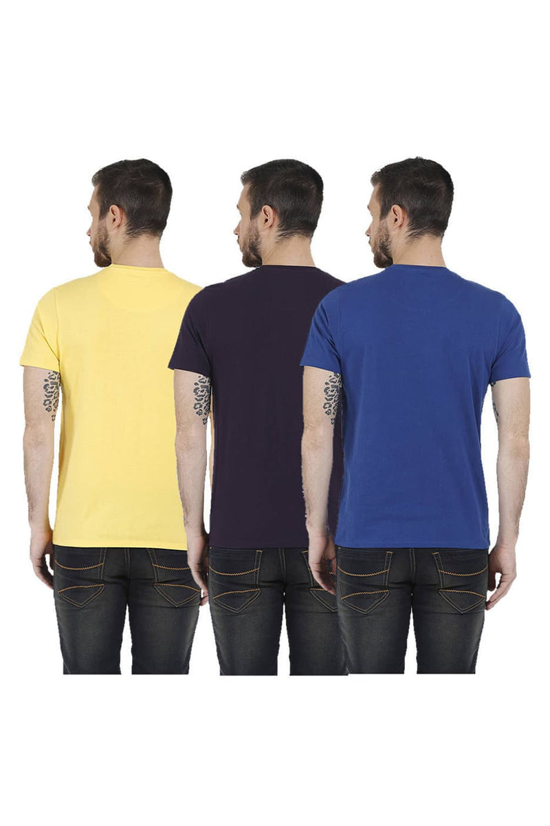 BASICS CREW NECK MUSCLE FIT HALF SLEEVES TEES