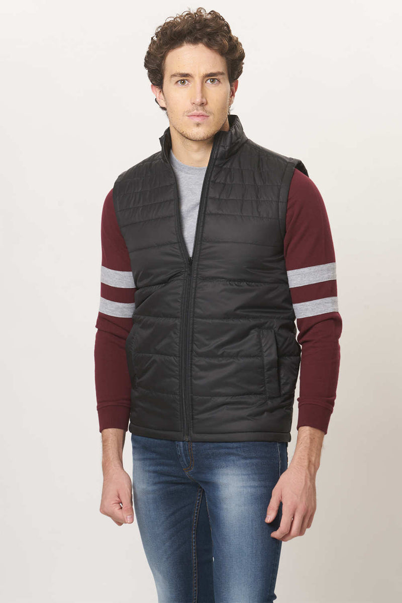 BASICS COMFORT FIT LIGHT WEIGHT POLYFILL JACKET