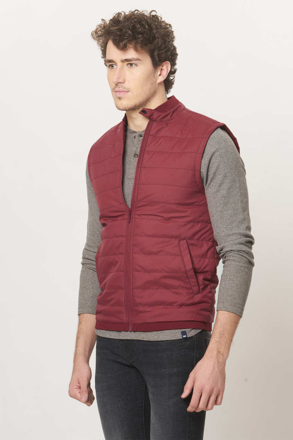 BASICS COMFORT FIT LIGHT WEIGHT POLYFILL JACKET