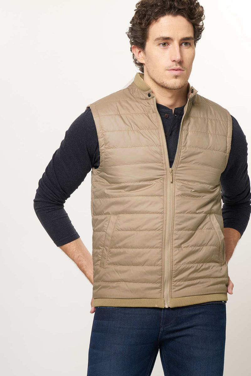 BASICS COMFORT FIT LIGHT WEIGHT POLYFILL JACKET