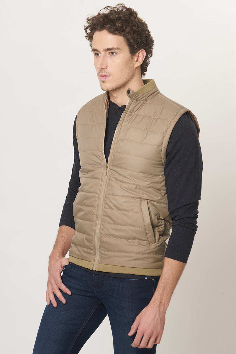 BASICS COMFORT FIT LIGHT WEIGHT POLYFILL JACKET