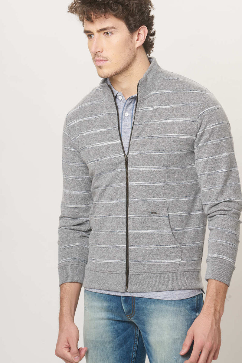 BASICS MUSCLE FIT HIGH NECK JACKET