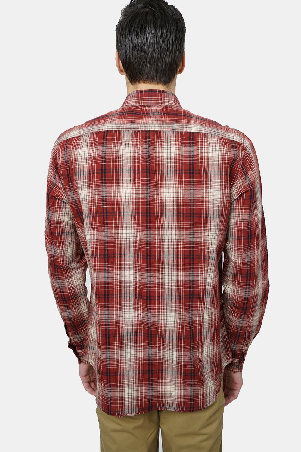 BASICS SLIM FIT CHECKS SHIRT