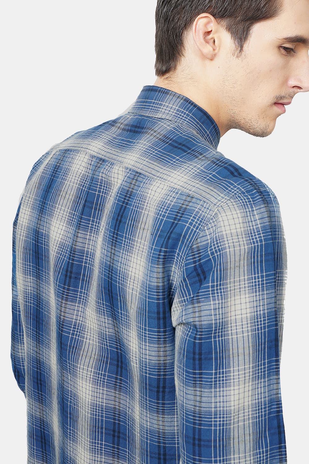 BASICS SLIM FIT CHECKS SHIRT