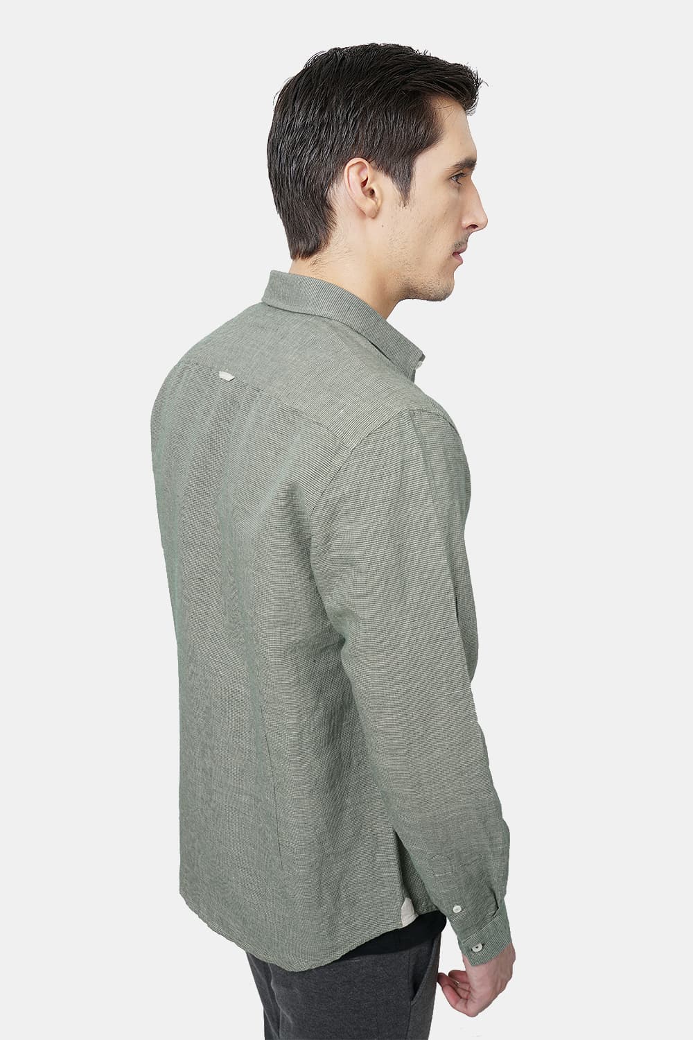 BASICS SLIM FIT CHECKS SHIRT