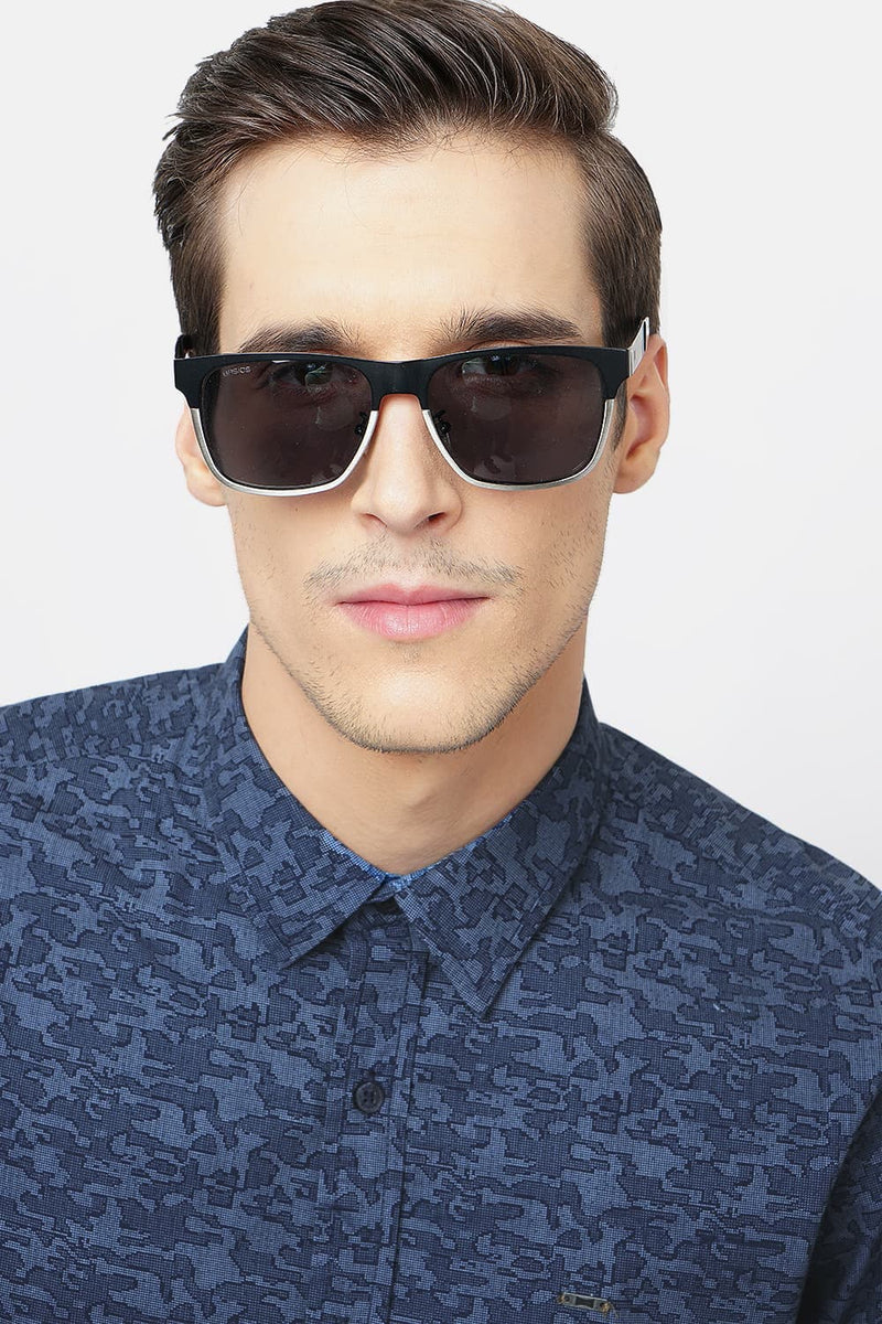 BASICS SLIM FIT PRINTED SHIRT