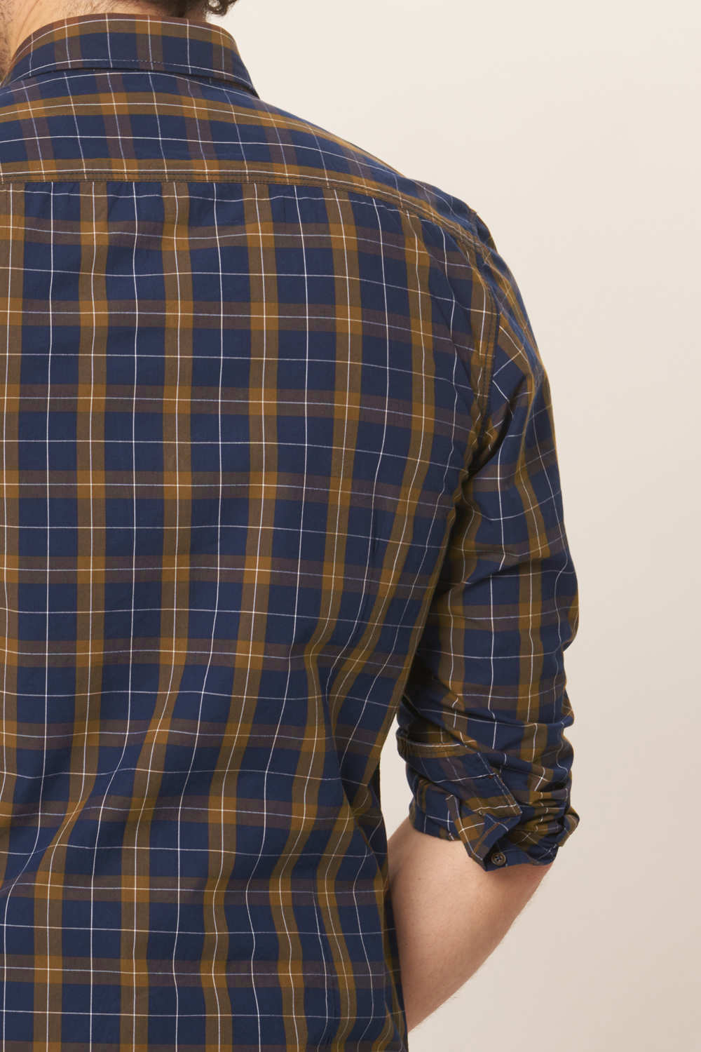 BASICS SLIM FIT CHECKS SHIRT