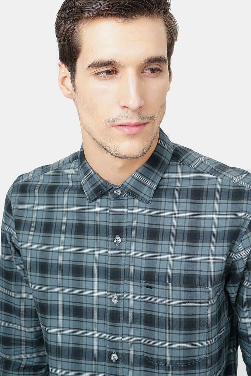 BASICS SLIM FIT OXFORD SHIRT