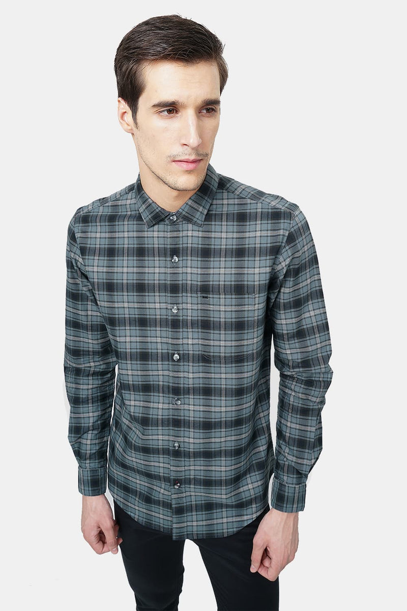 BASICS SLIM FIT OXFORD SHIRT