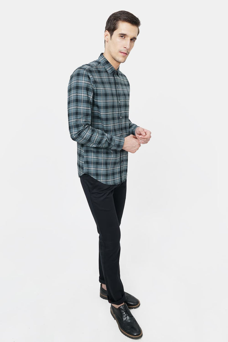 BASICS SLIM FIT OXFORD SHIRT