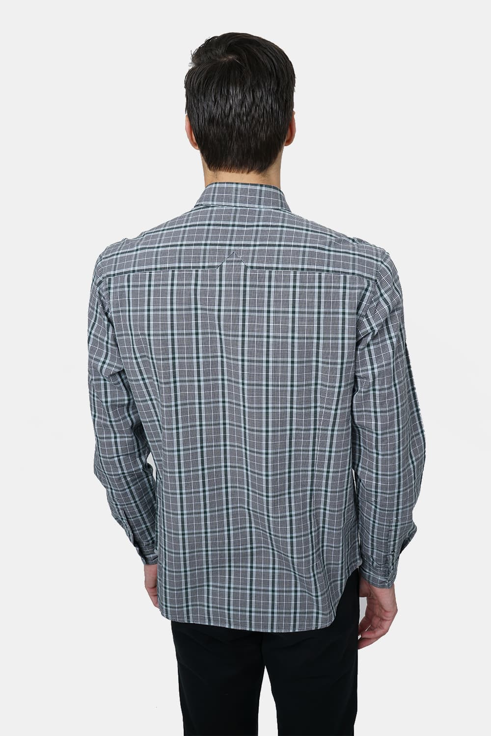 BASICS SLIM FIT CHECKS SHIRT