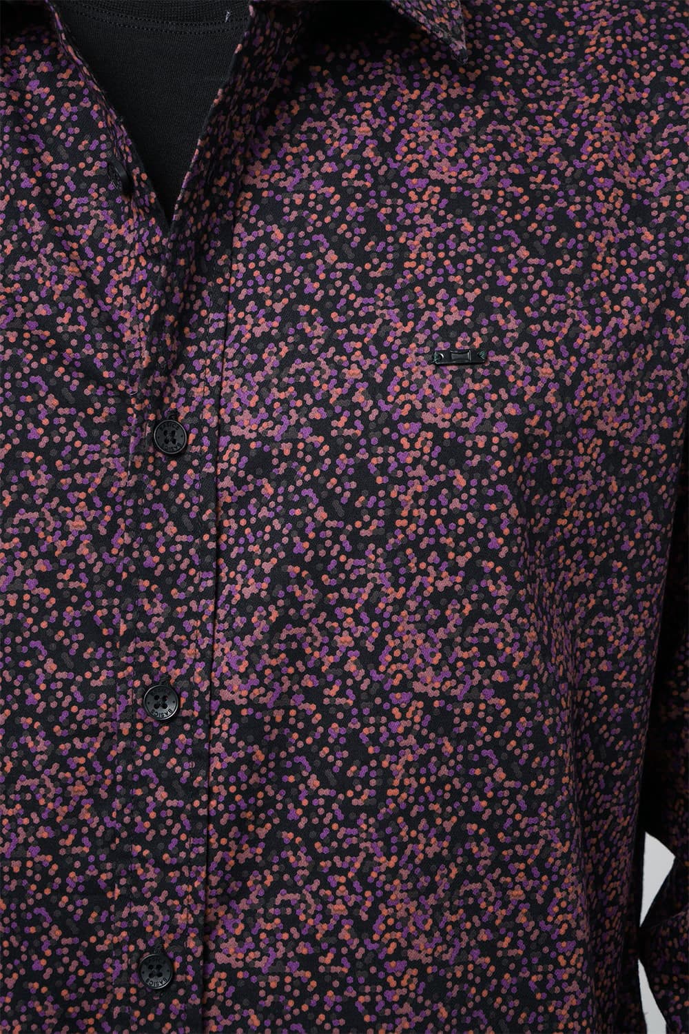 BASICS SLIM FIT PRINTED SHIRT