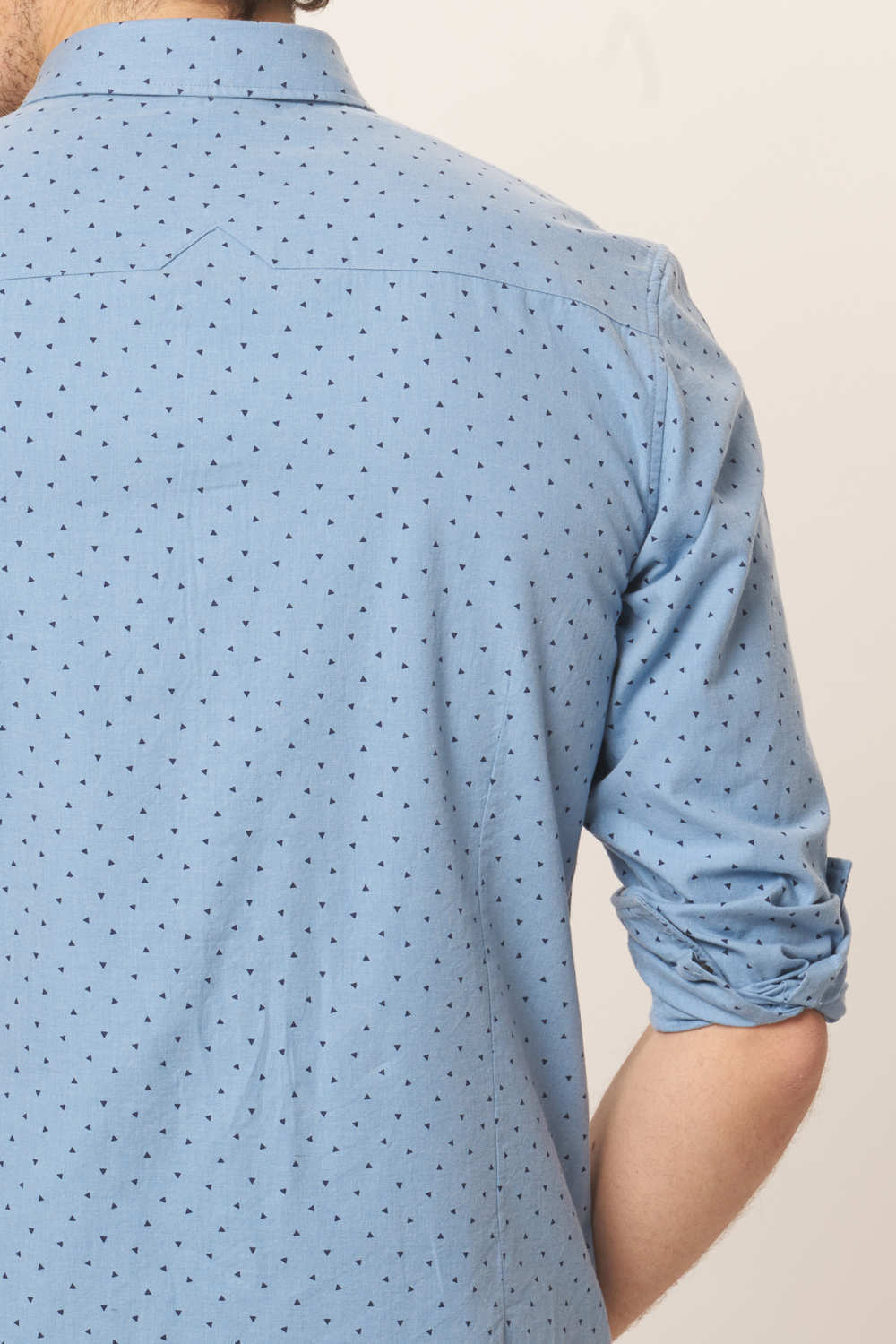 BASICS SLIM FIT PRINTED SHIRT