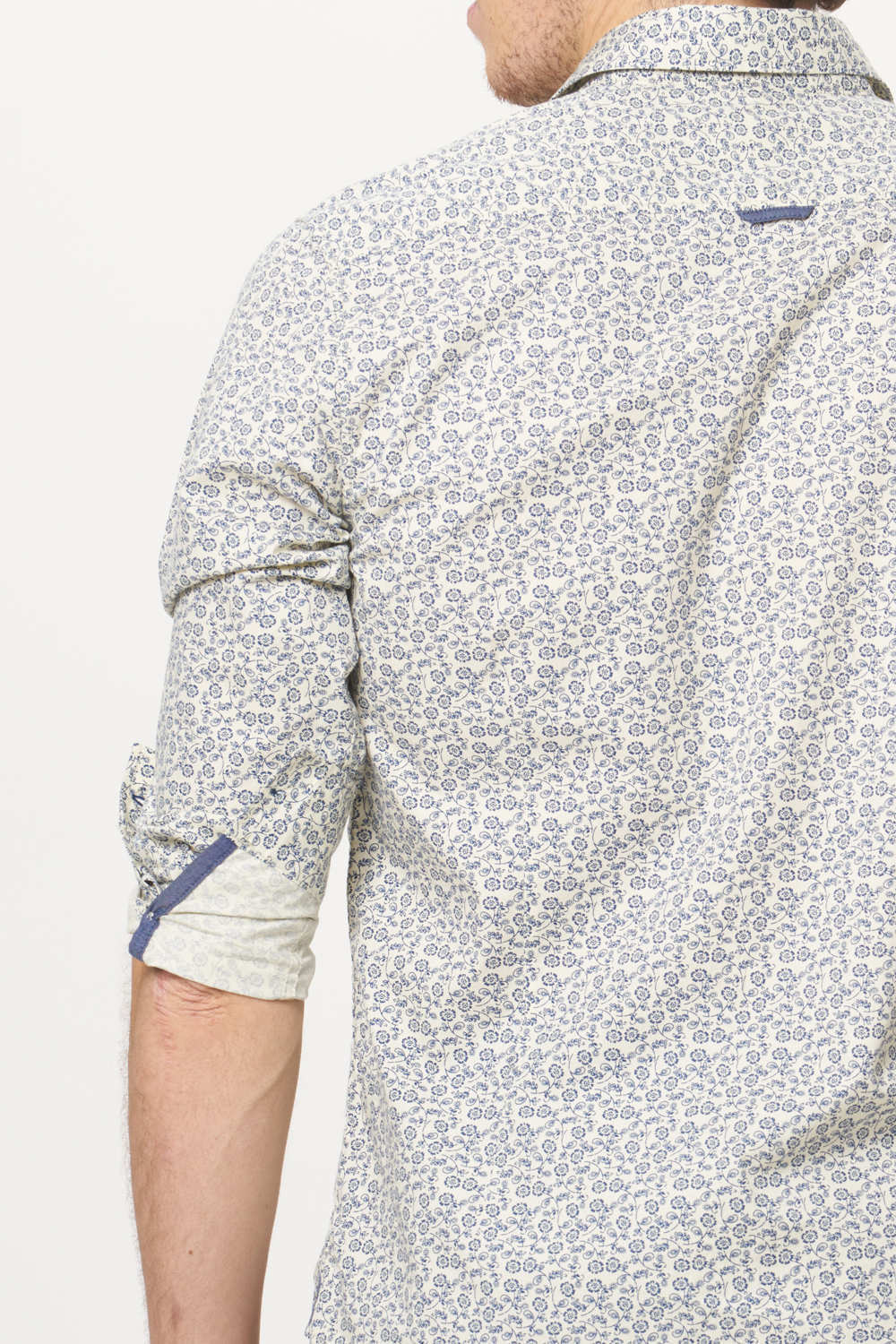 BASICS SLIM FIT PRINTED SHIRT