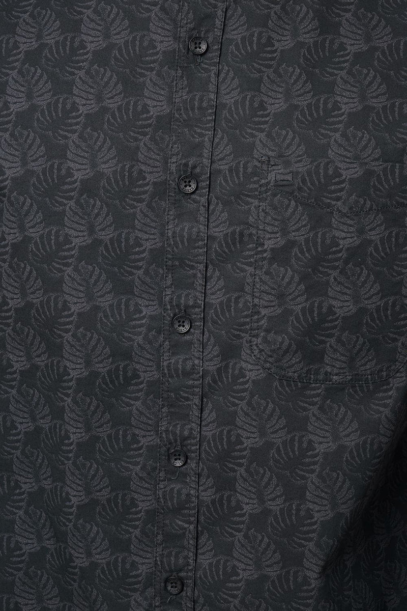 BASICS SLIM FIT PRINTED SHIRT