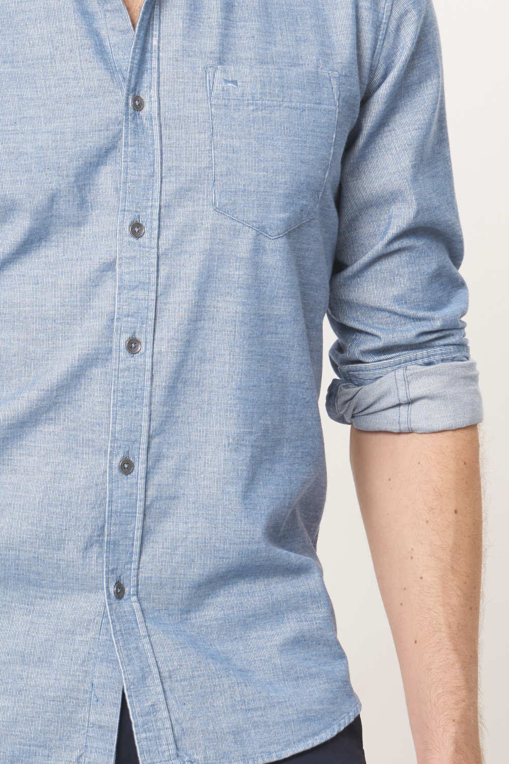 BASICS SLIM FIT CORDUROY SHIRT