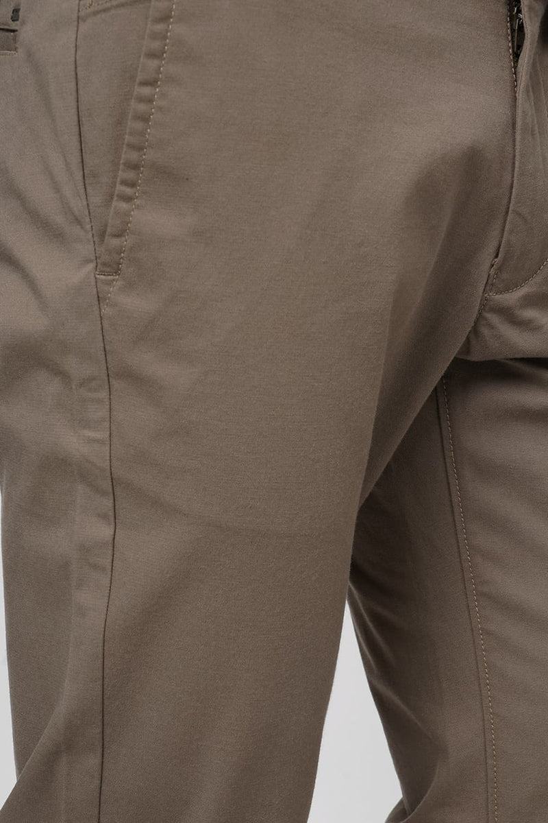 BASICS TAPERED FIT STRETCH TROUSER