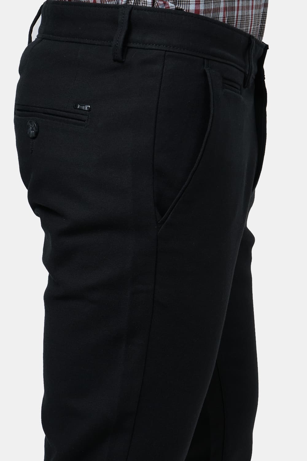 BASICS TAPERED FIT STRETCH TROUSER