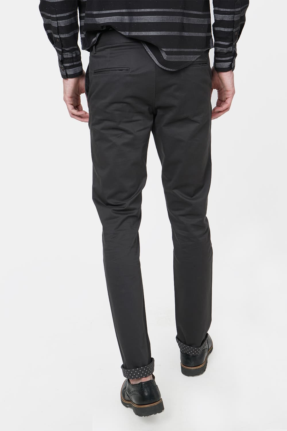 BASICS TAPERED FIT STRETCH TROUSER