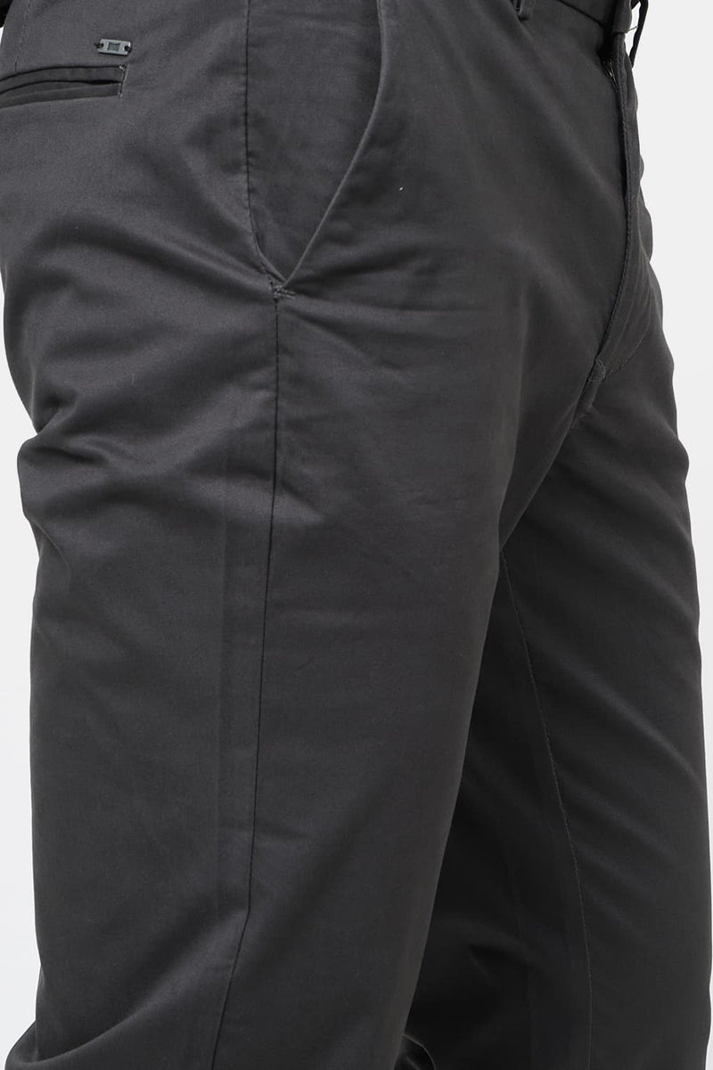 BASICS TAPERED FIT STRETCH TROUSER