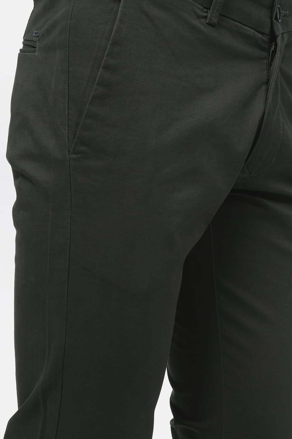 BASICS TAPERED FIT STRETCH TROUSER