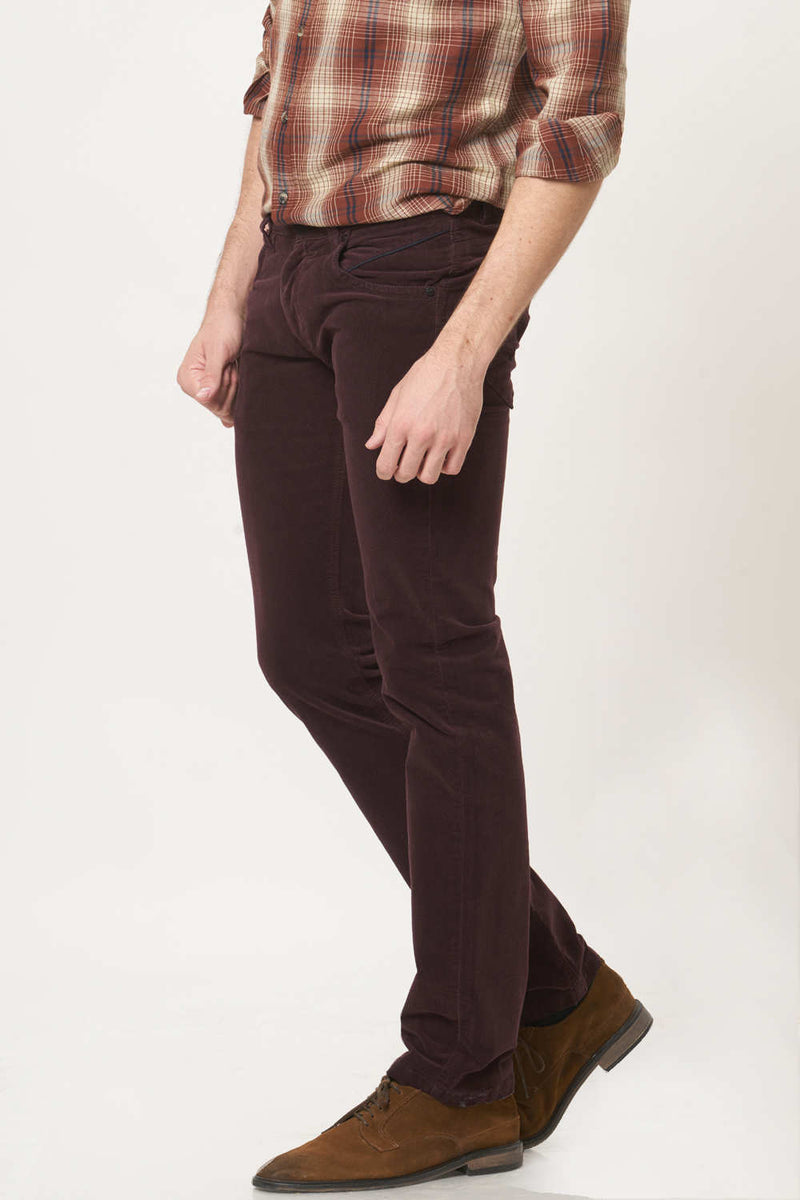 BASICS SKINNY FIT CORDUROY STRETCH TROUSER