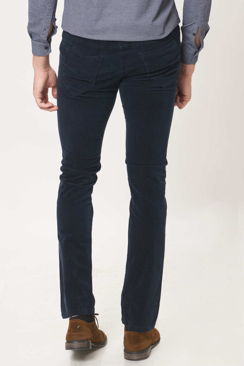 BASICS SKINNY FIT CORDUROY STRETCH TROUSER